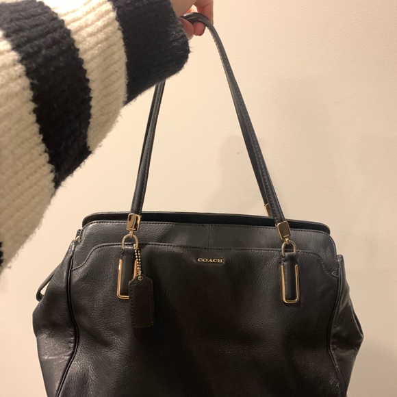 Black Coach Handbag - Picture 2 of 6